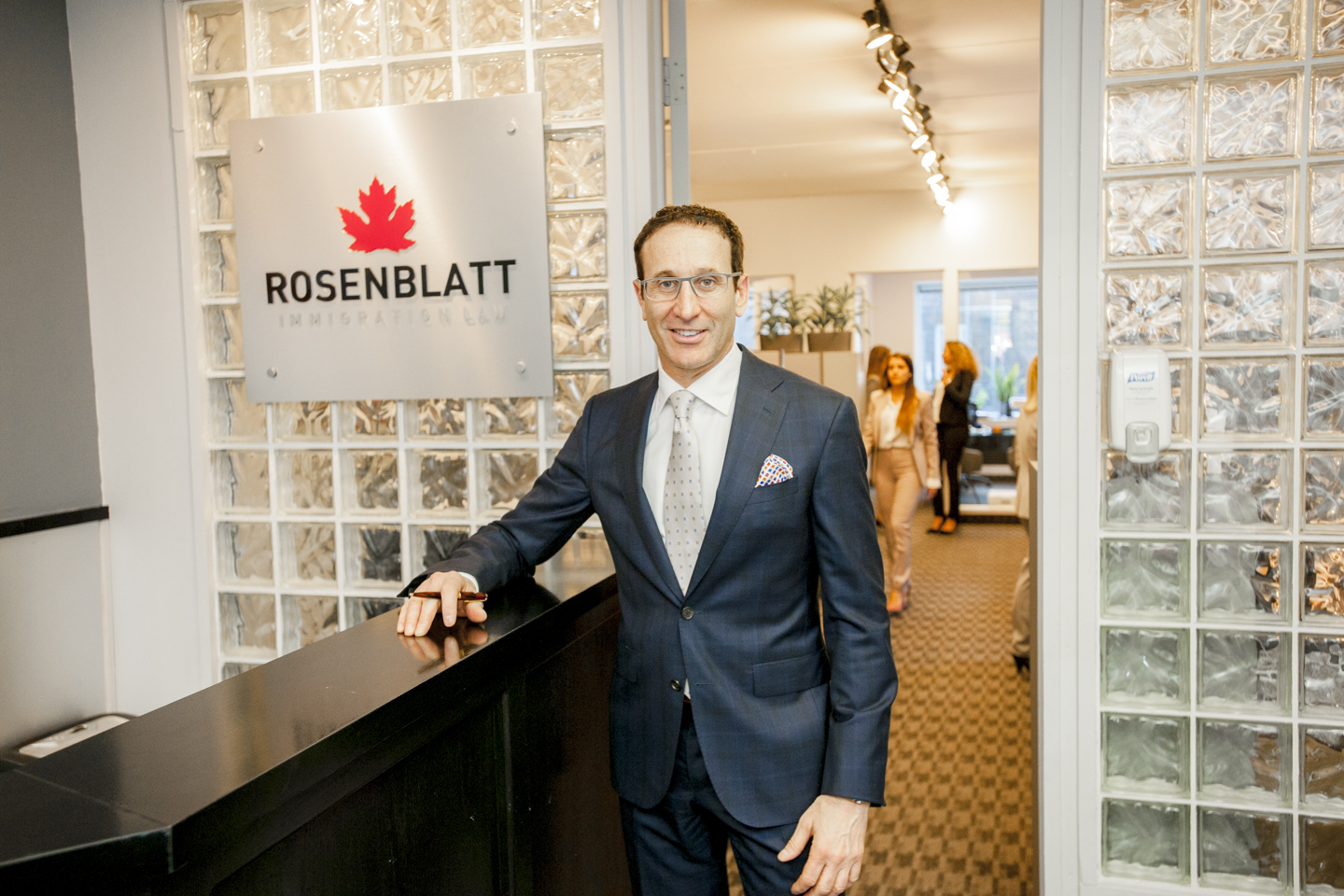 David Rosenblatt at the Rosenblatt Immigration Law office
